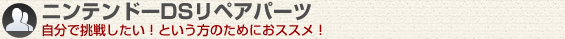 ニンテンドーDS修理パーツ