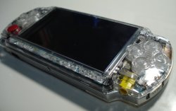 画像1: PSP クリア外装換装