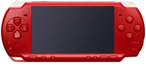 PSP-2000用  交換外装キット ディープレッド
