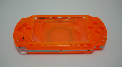 PSP-2000用  交換外装キット オレンジクリア