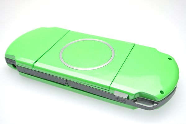 PSP-3000用  交換外装キット グリーンアップル（ラメ入り）